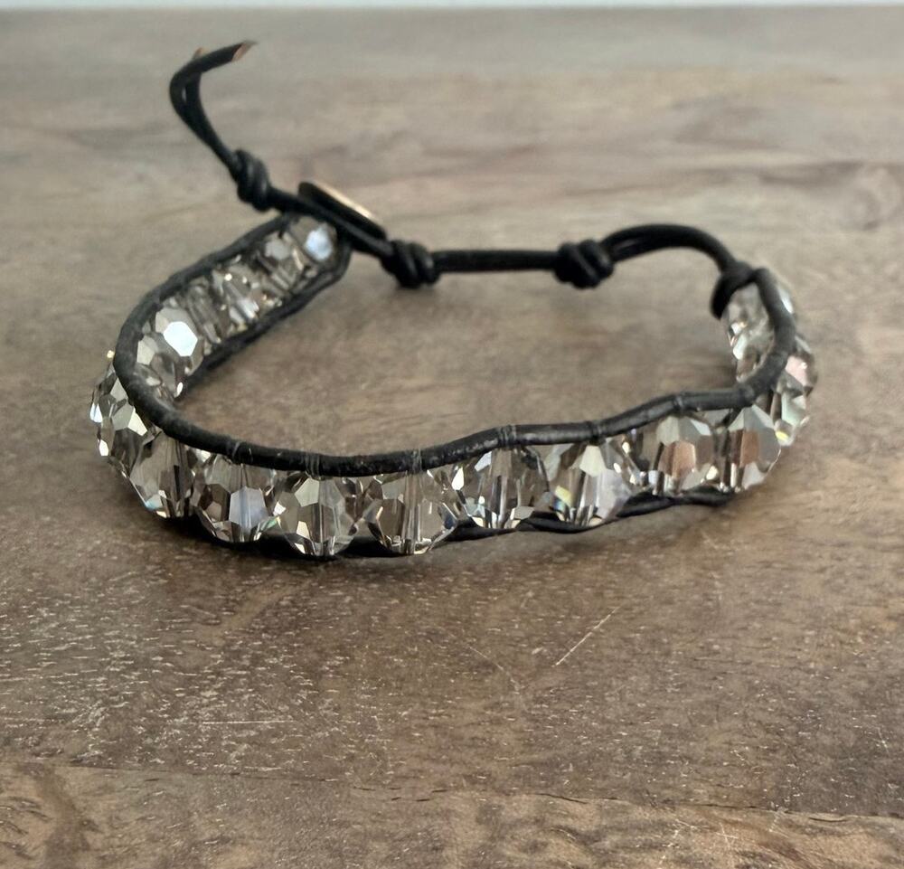 Chan Luu Signed Faceted Beaded Bracelet